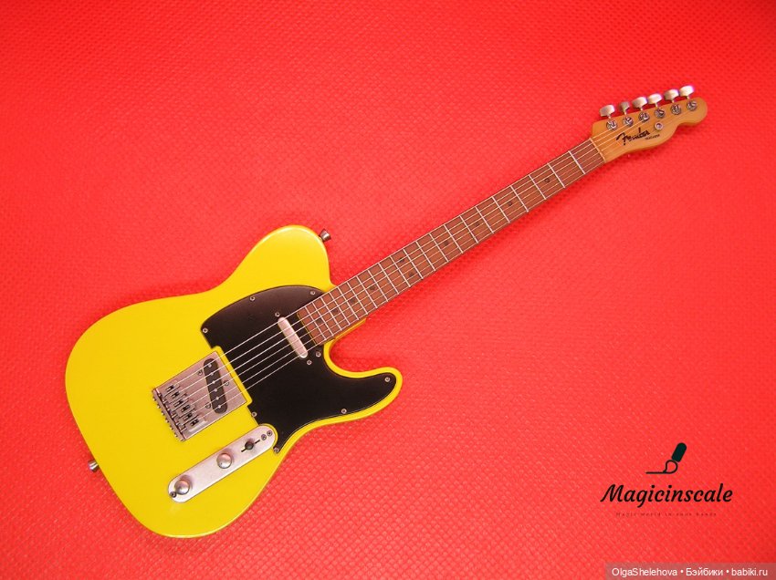 Встречайте легендарный "телек" от Fender в 1:6