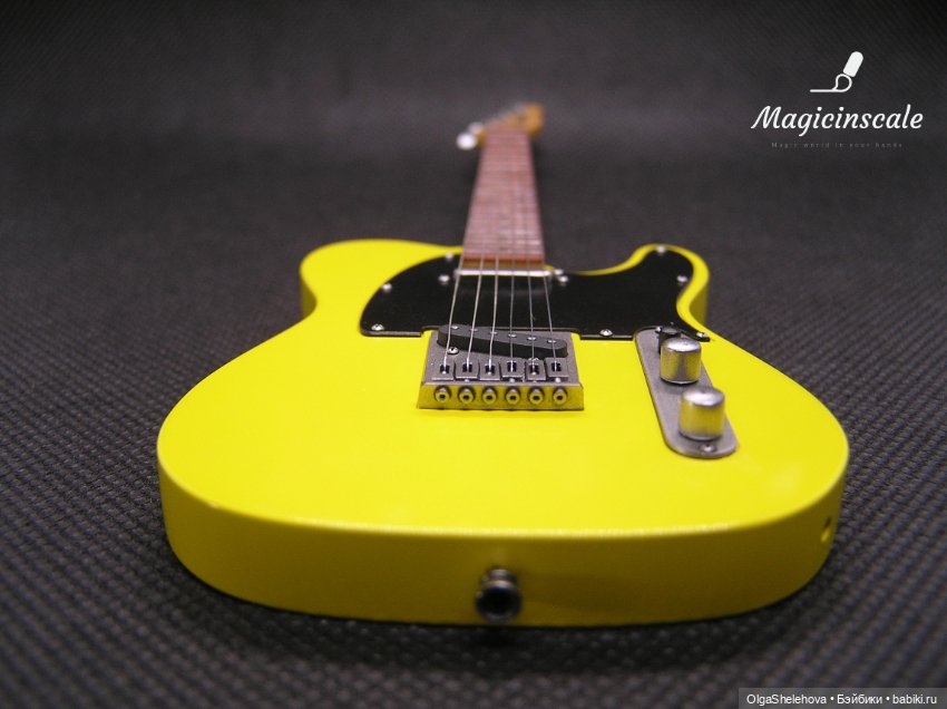 Встречайте легендарный "телек" от Fender в 1:6 (фото 3)