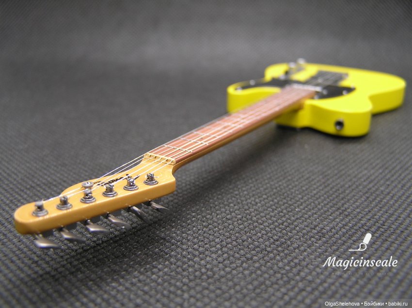 Встречайте легендарный "телек" от Fender в 1:6 (фото 7)