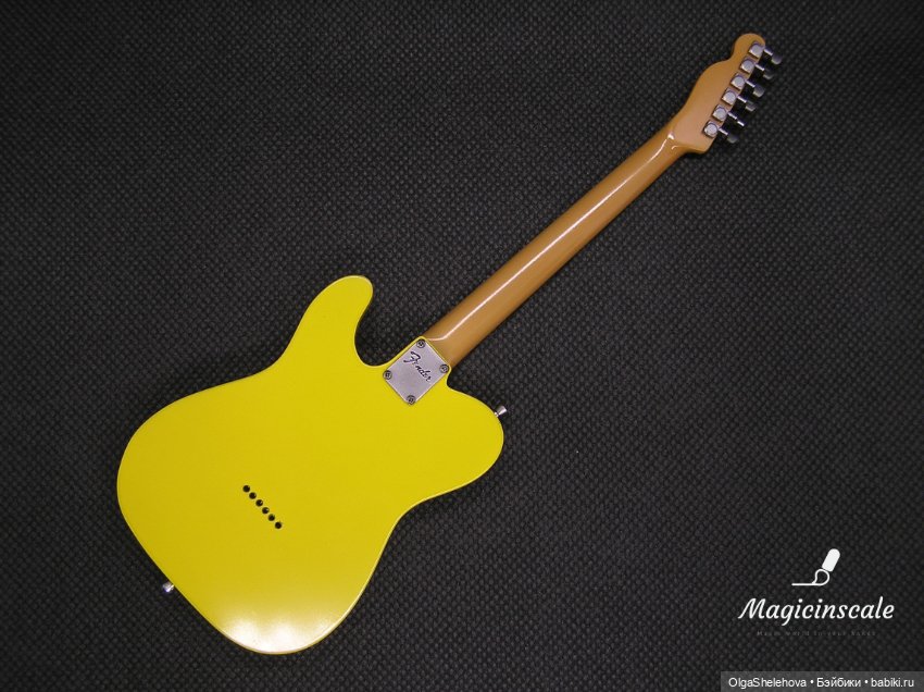 Встречайте легендарный "телек" от Fender в 1:6