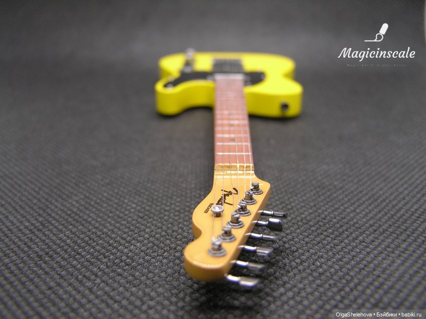 Встречайте легендарный "телек" от Fender в 1:6 (фото 8)