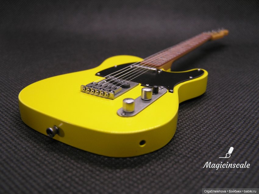 Встречайте легендарный "телек" от Fender в 1:6 (фото 2)