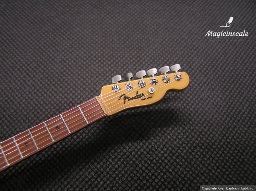 Встречайте легендарный "телек" от Fender в 1:6 (фото 9)