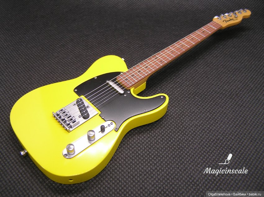 Встречайте легендарный "телек" от Fender в 1:6 (фото 4)