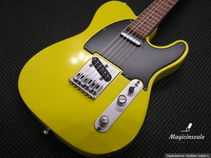 Встречайте легендарный "телек" от Fender в 1:6 (фото 6)