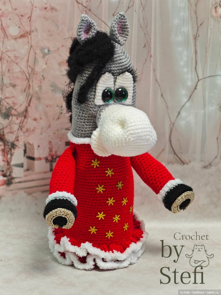 Лошадушка Евфросинья — Вязаные игрушки и амигуруми: крючком (фото 2)