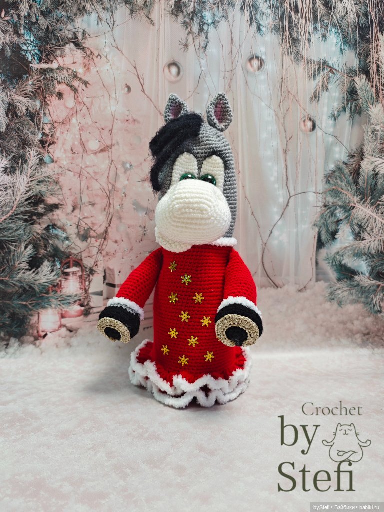 Лошадушка Евфросинья — Вязаные игрушки и амигуруми: крючком (фото 7)