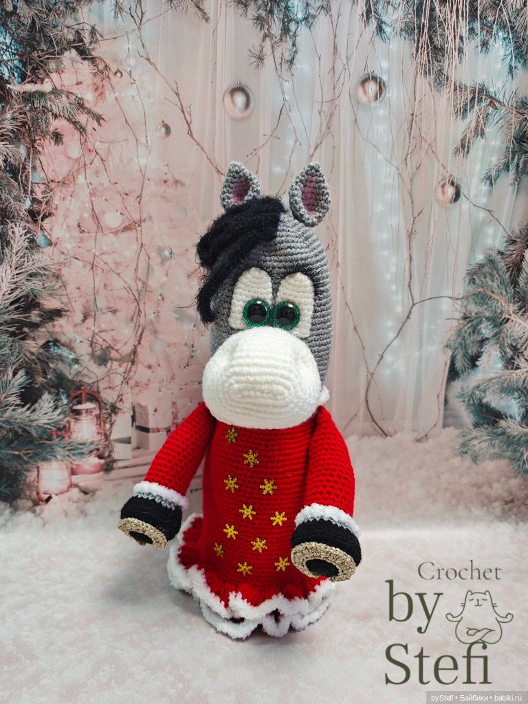 Лошадушка Евфросинья — Вязаные игрушки и амигуруми: крючком (фото 6)