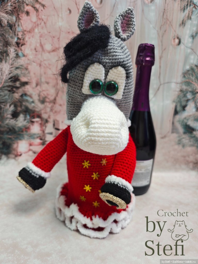 Лошадушка Евфросинья — Вязаные игрушки и амигуруми: крючком (фото 9)