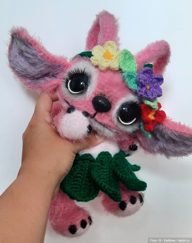 Гавайская яркая Девочка — Вязаные игрушки и амигуруми: крючком