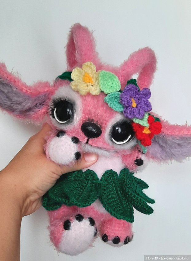 Гавайская яркая Девочка — Вязаные игрушки и амигуруми: крючком (фото 4)