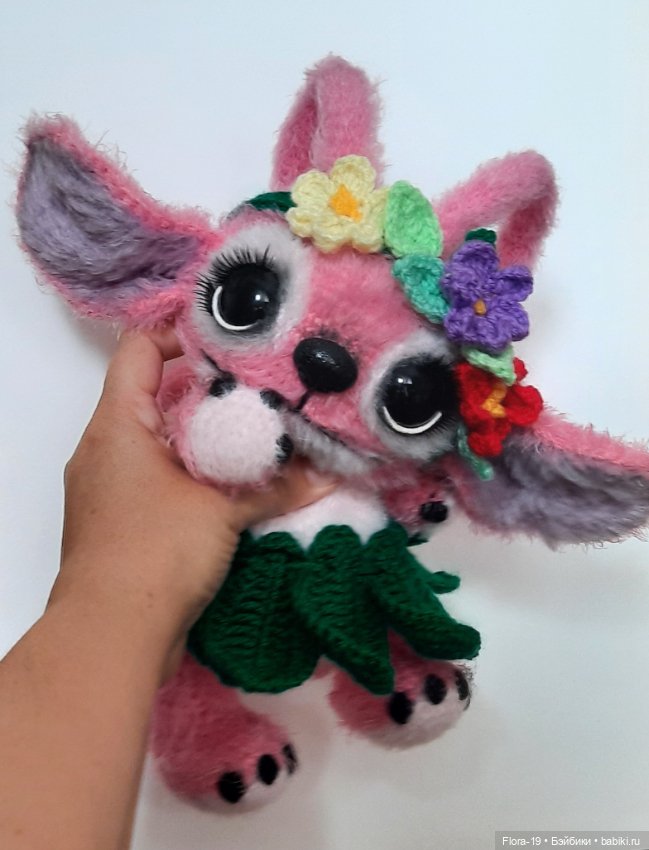 Гавайская яркая Девочка — Вязаные игрушки и амигуруми: крючком (фото 6)