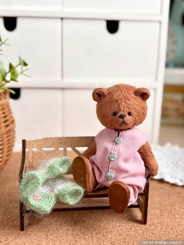 Мишка-малышка Аврора — Авторские мишки Тедди и друзья: фото (фото 5)