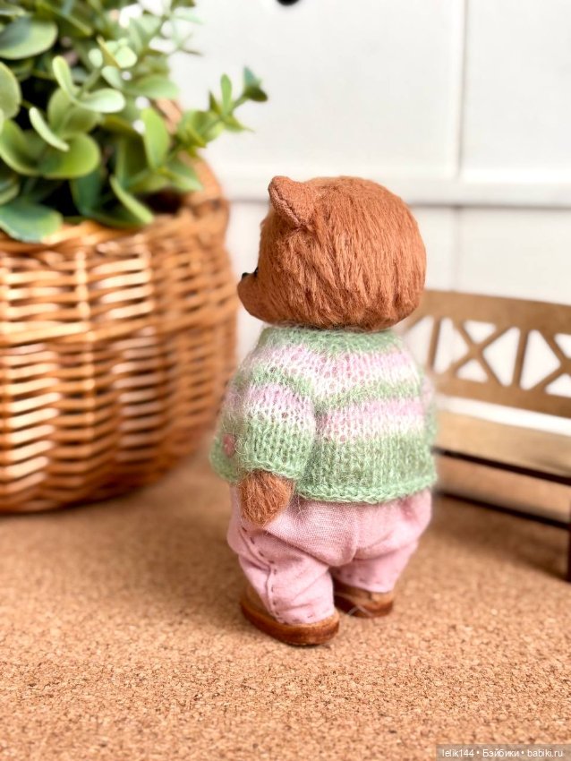 Мишка-малышка Аврора — Авторские мишки Тедди и друзья: фото (фото 3)