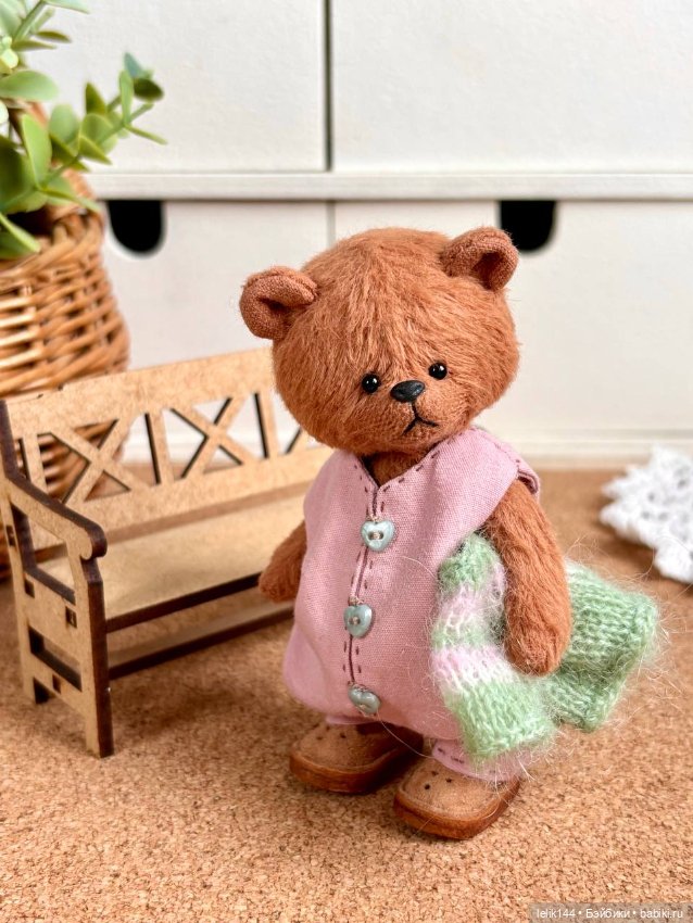 Мишка-малышка Аврора — Авторские мишки Тедди и друзья: фото (фото 6)