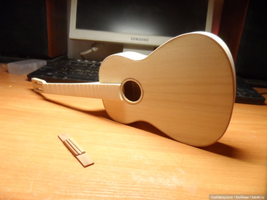 Советская 7-ми струнная гитара 1к3 (фото 3)