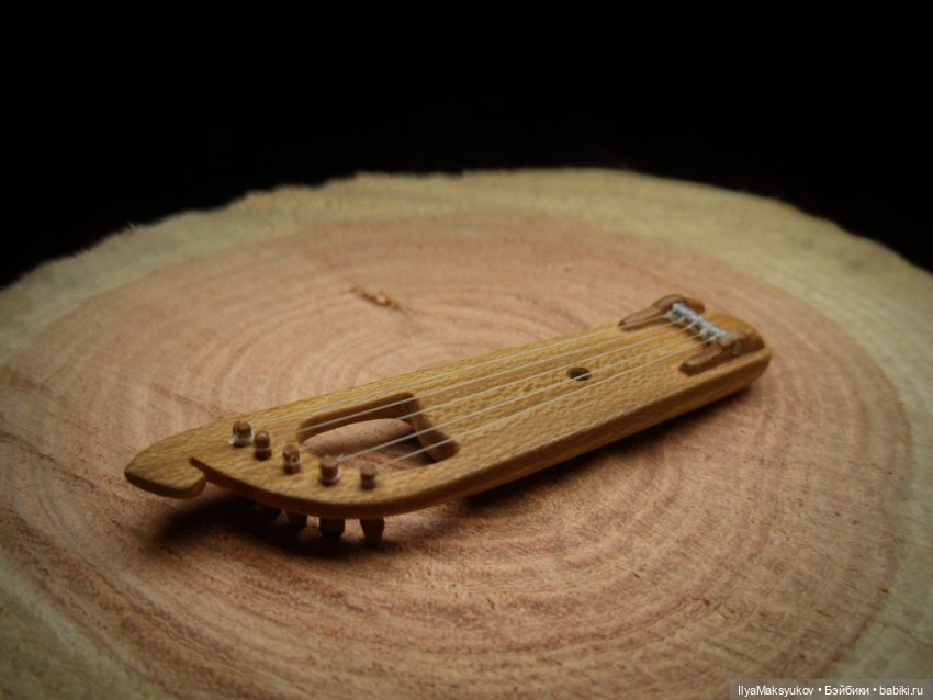 Гусли лировидные — Кукольная миниатюра своими руками: еда