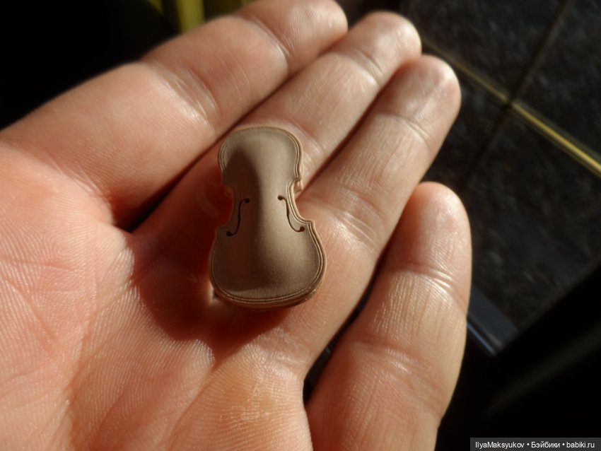 Скрипка 1к12 — Кукольная миниатюра своими руками: еда (фото 5)