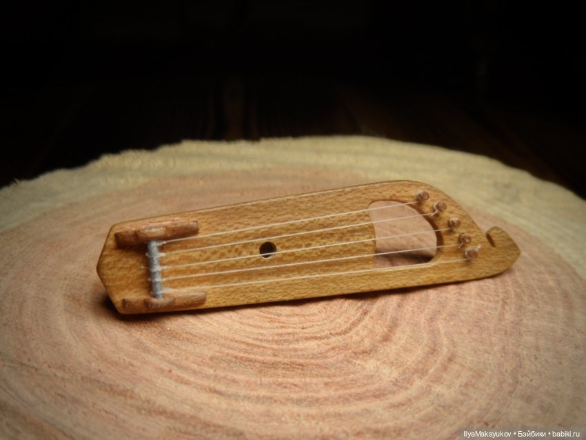 Гусли лировидные — Кукольная миниатюра своими руками: еда (фото 3)