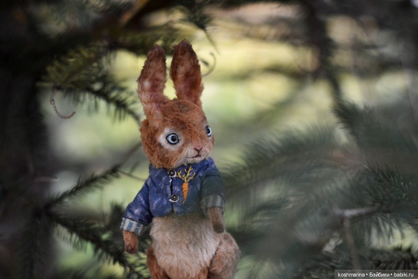 Без зайца не уйти — Домашние фото авторских игрушек: Тедди