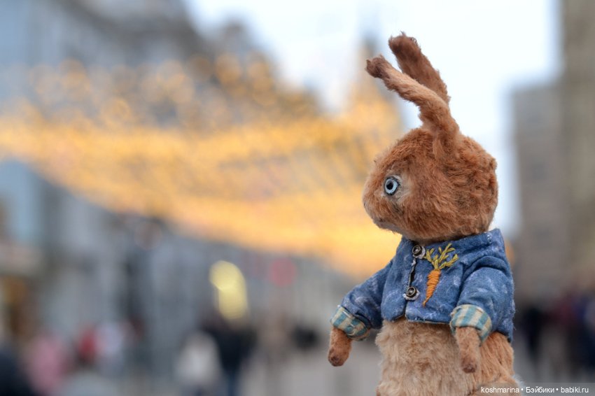Без зайца не уйти — Домашние фото авторских игрушек: Тедди