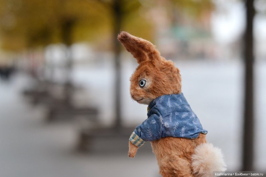 Без зайца не уйти — Домашние фото авторских игрушек: Тедди