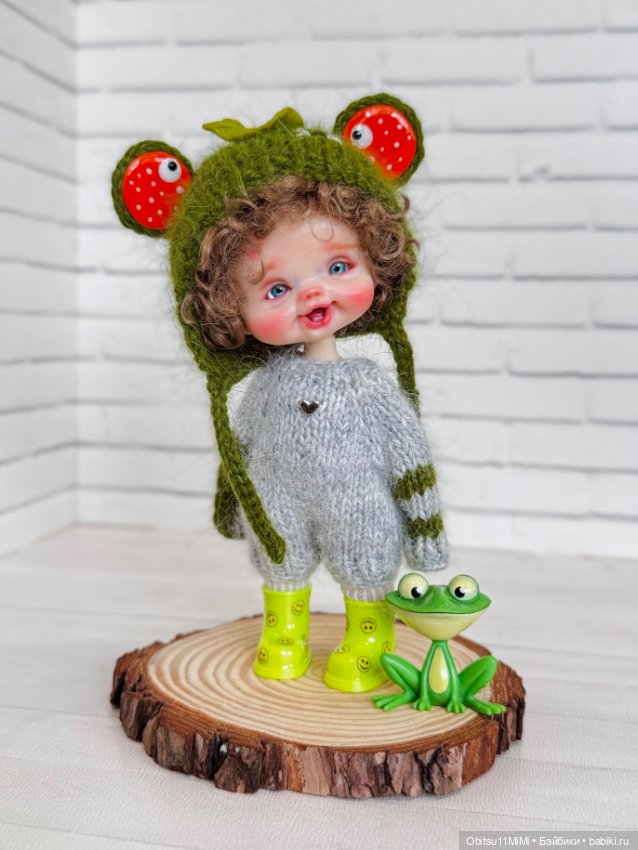 Натуся - лягуся 🐸😄 — Куклы и тела Obitsu 11 (Ob11): гибриды