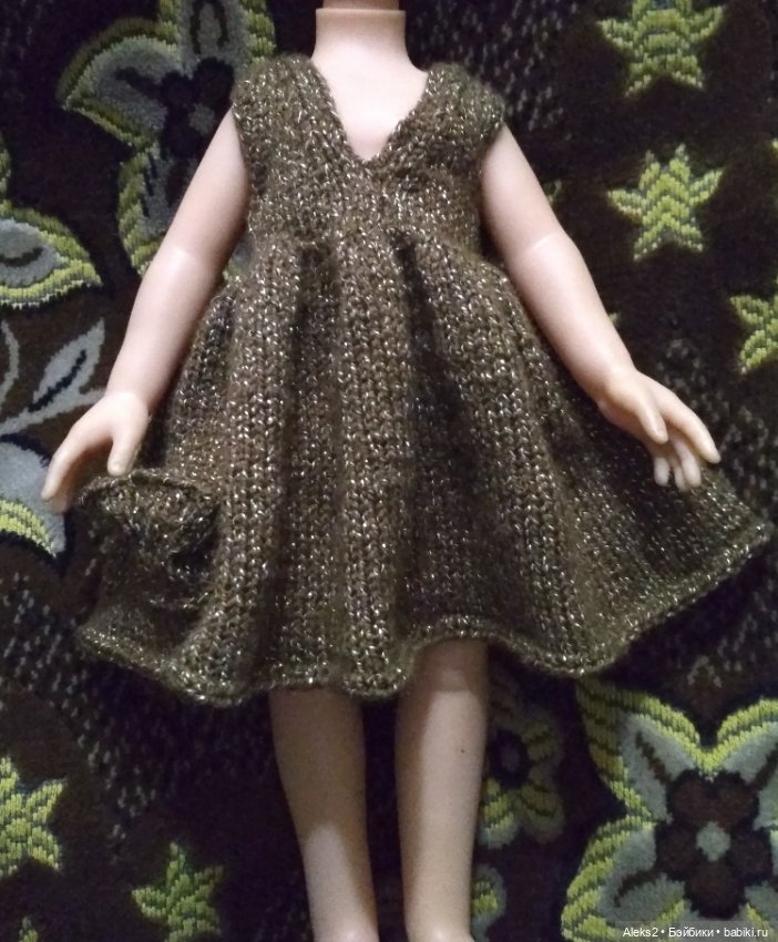 Вязанная одежда для куклы Клаудии Paola Reina (фото 3)