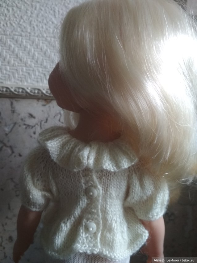 Вязанная одежда для куклы Клаудии Paola Reina (фото 2)