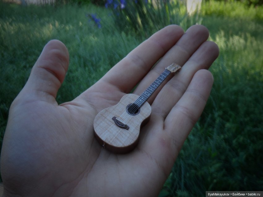 Гитара 1к12 — Кукольная миниатюра своими руками: еда