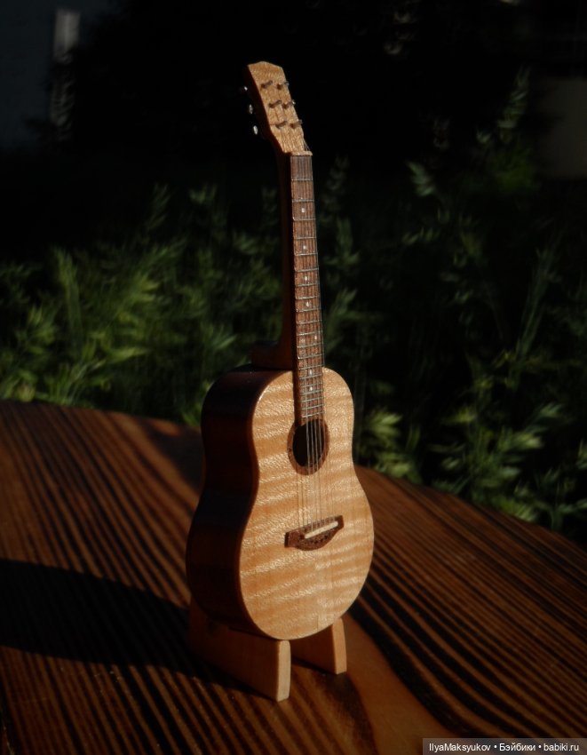 Гитара 1к12 — Кукольная миниатюра своими руками: еда (фото 7)