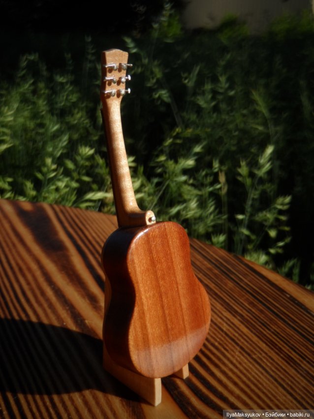 Гитара 1к12 — Кукольная миниатюра своими руками: еда (фото 6)