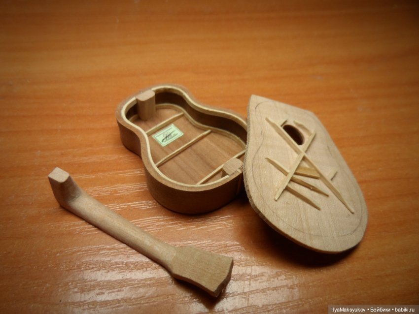 Гитара 1к12 — Кукольная миниатюра своими руками: еда (фото 2)