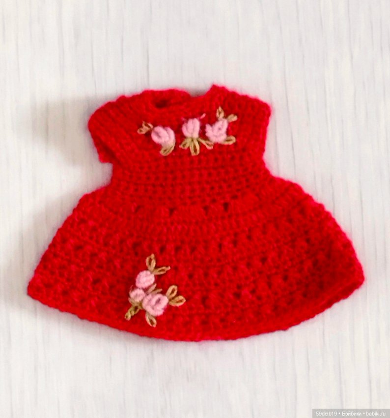 Ещё одно платье для малышки - баболишки