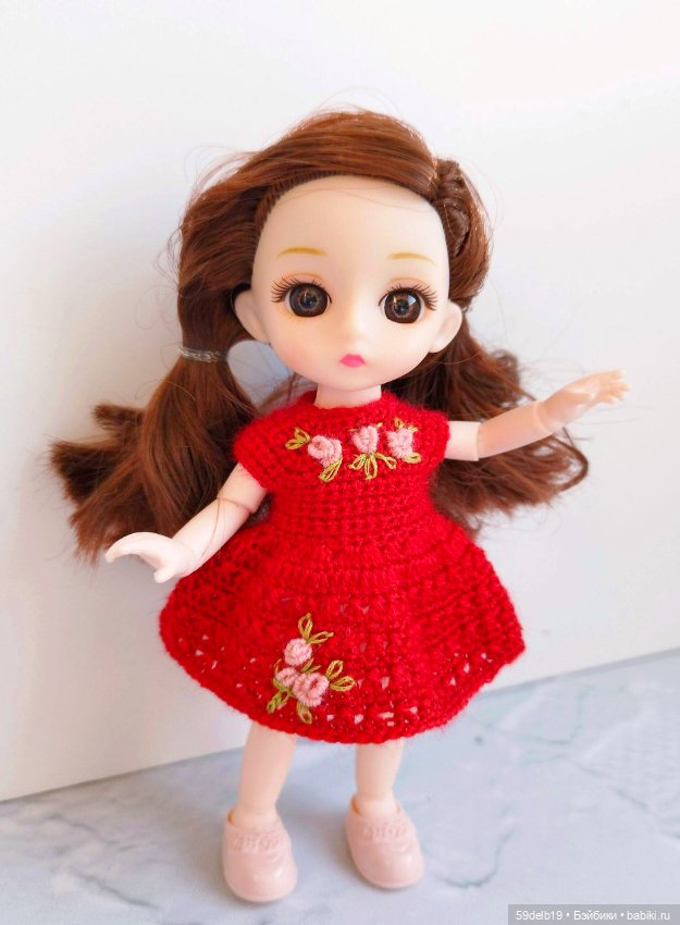 Ещё одно платье для малышки - баболишки (фото 7)