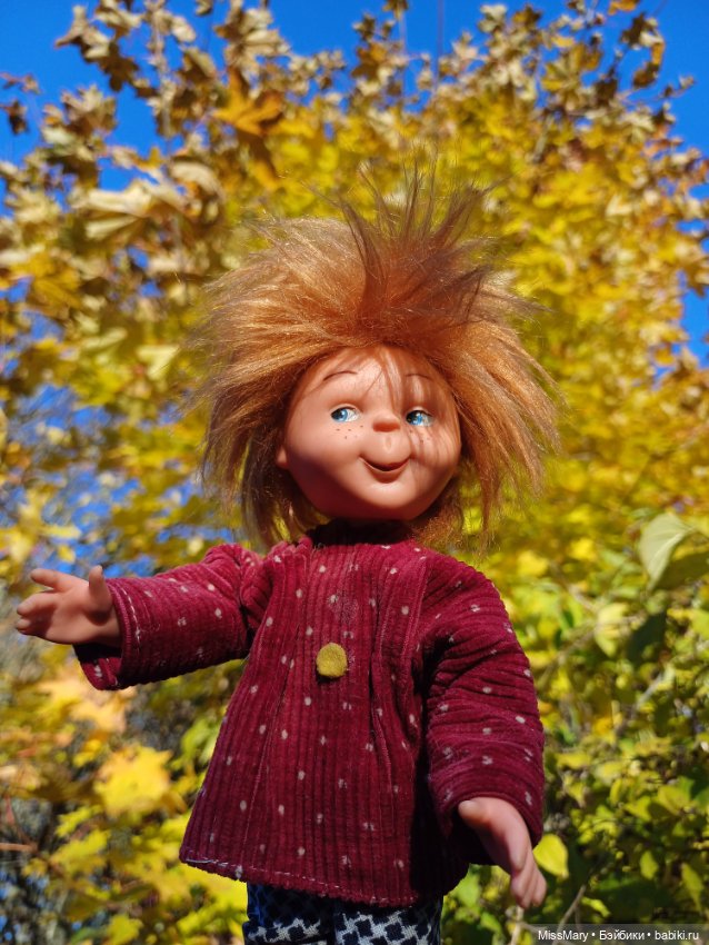 Рыжий, как осень 🧡🍁🍂 — Винтажные куклы ГДР (Немки): Бигги (фото 6)