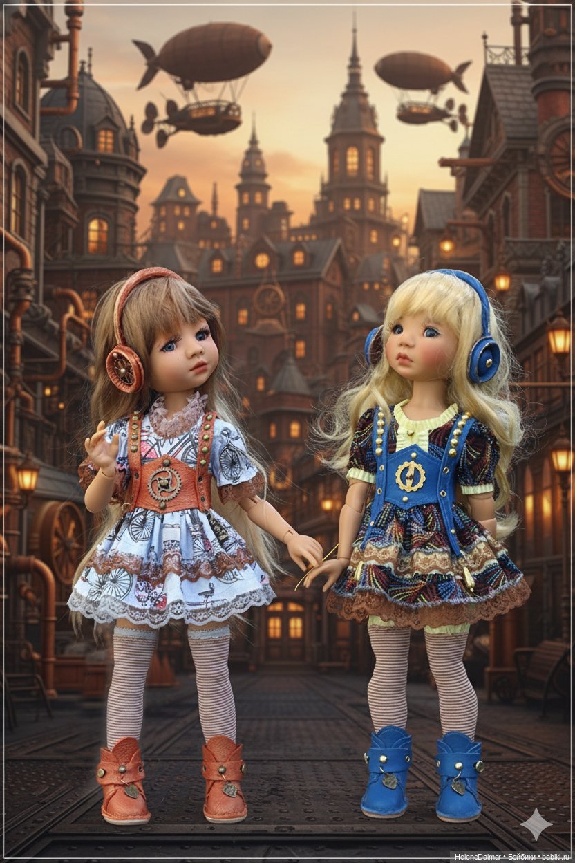 Стимпанк-3 — Одежда и обувь для кукол своими руками: фото