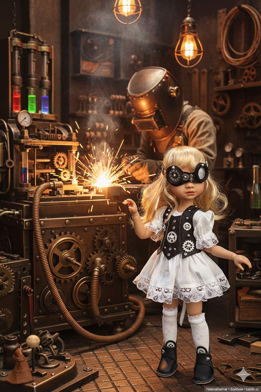 Стимпанк-3 — Одежда и обувь для кукол своими руками: фото (фото 4)