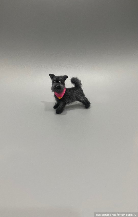 Мультяшный пёсель — Валяные игрушки из шерсти: сухое валяние (фото 6)