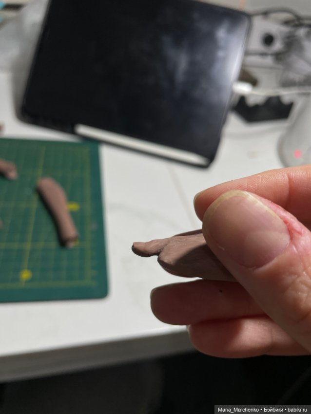 Ступни для Одри — Авторские шарнирные куклы своими руками: лепка (фото 5)