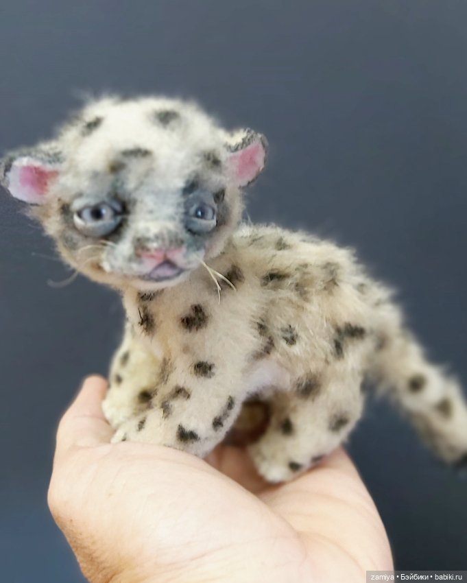 Котёнок снежного барса — Авторские мишки Тедди и друзья: фото