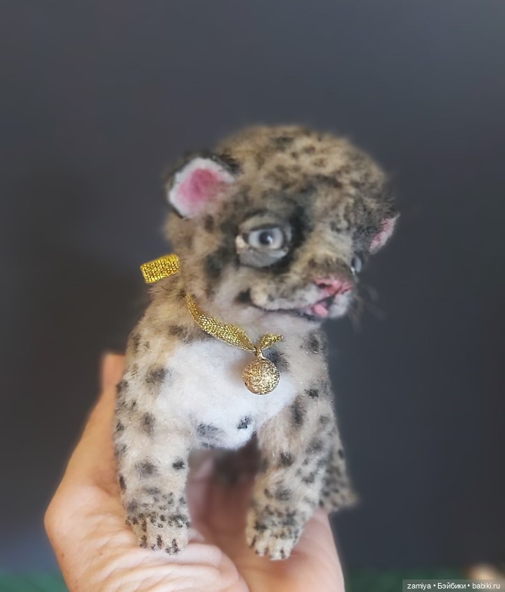 Котёнок снежного барса — Авторские мишки Тедди и друзья: фото (фото 5)