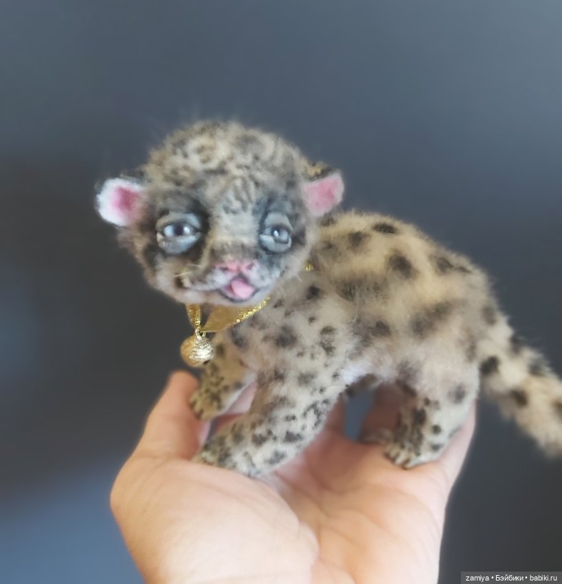 Котёнок снежного барса — Авторские мишки Тедди и друзья: фото (фото 2)