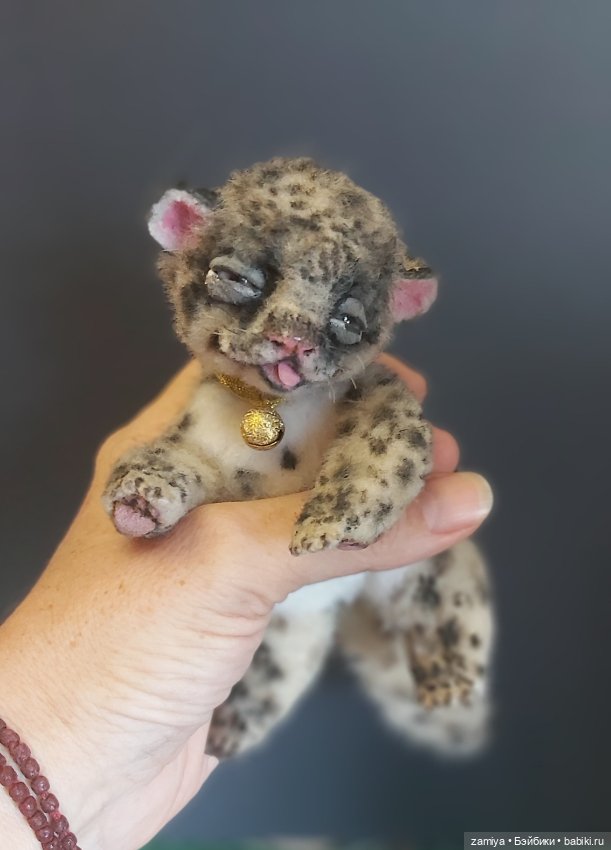 Котёнок снежного барса — Авторские мишки Тедди и друзья: фото (фото 3)