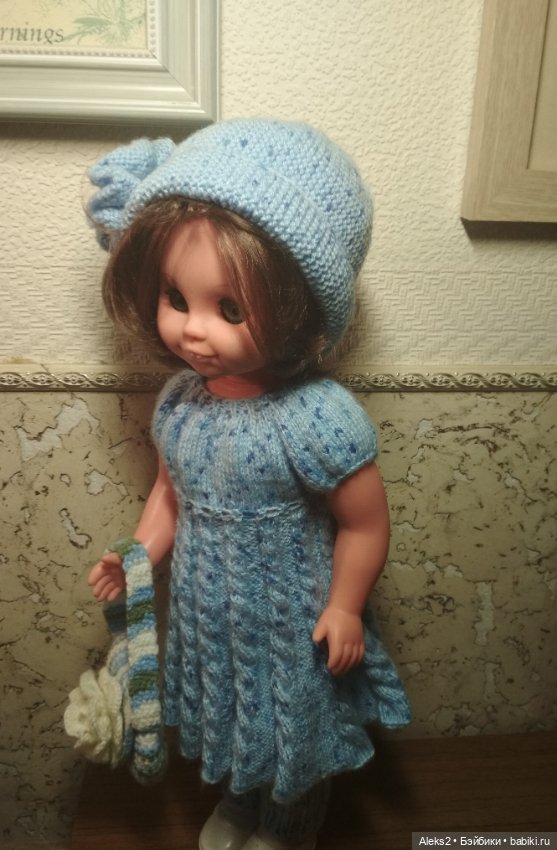 Вязанная одежда для куклы ГДР Sonni (фото 4)