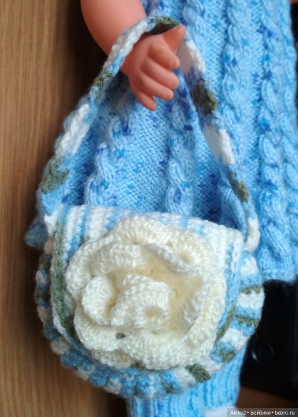 Вязанная одежда для куклы ГДР Sonni (фото 9)