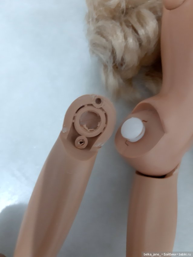 Помогите! Как отремонтировать ногу Барби (фото 2)