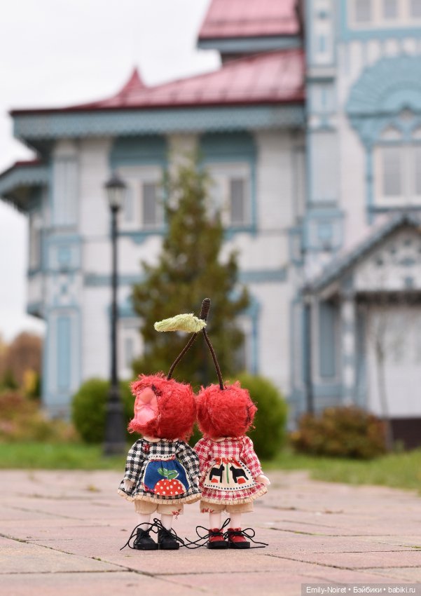 Вишенки на прогулке — Домашние фото авторских кукол: личные коллекции