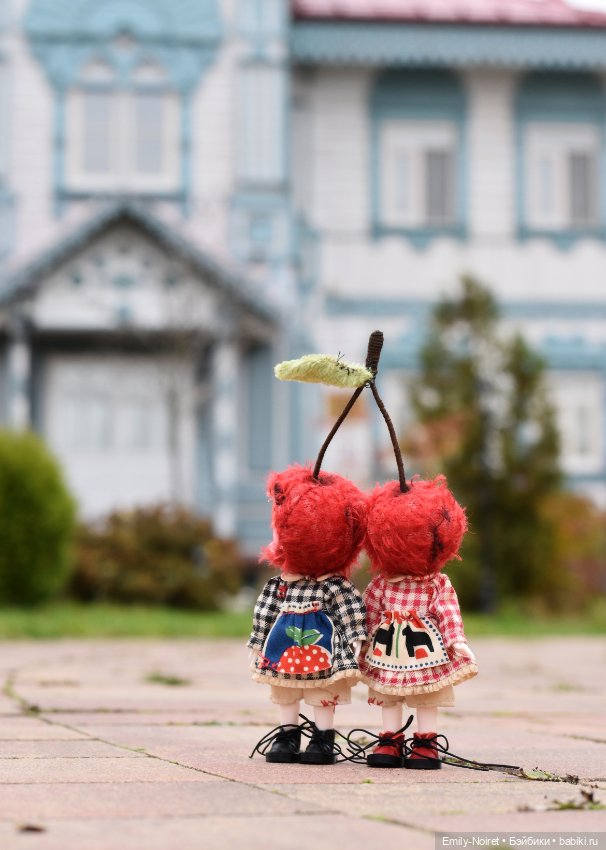 Вишенки на прогулке — Домашние фото авторских кукол: личные коллекции (фото 2)