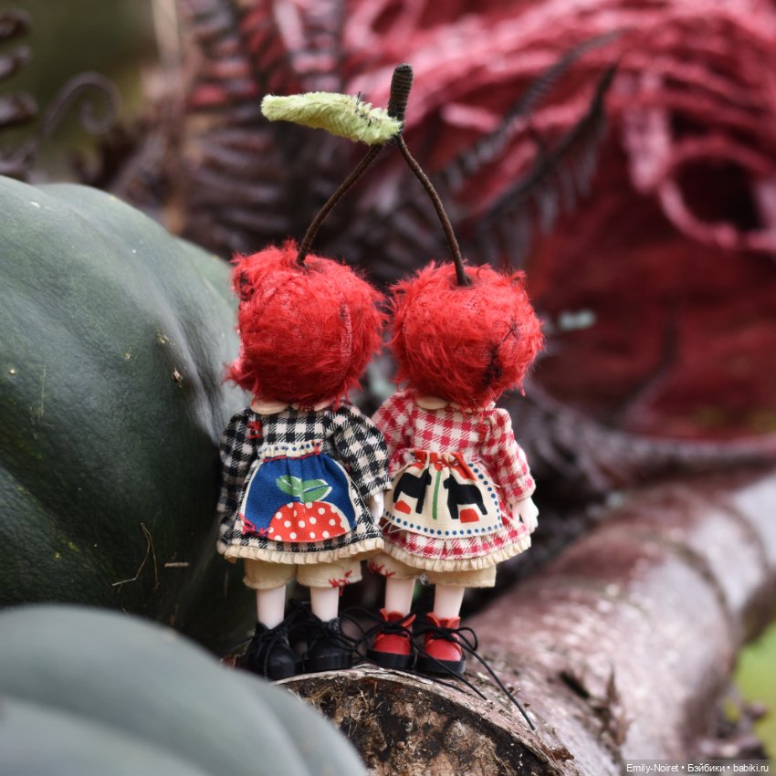 Вишенки на прогулке — Домашние фото авторских кукол: личные коллекции (фото 8)